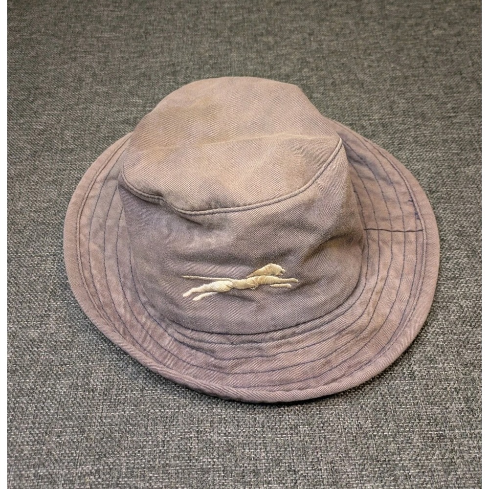 Vintage Slazenger Bucket Bell Hat Cap Brown Tennis Golf Adult Made In USA OS